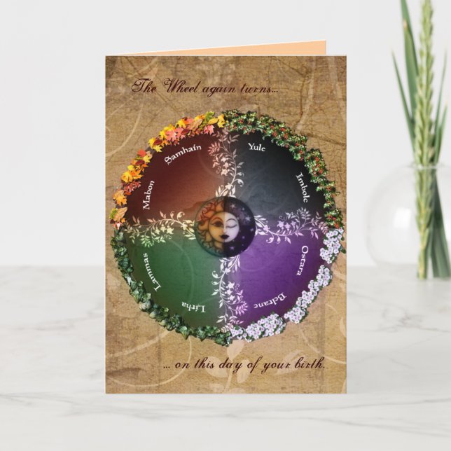 Cartão Pagan Birthday (Frente)