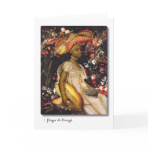 Page di Fungi Tarot Greeting Card