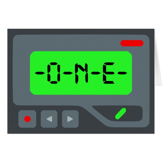 Cartão pager emoji (Frente Horizontal)