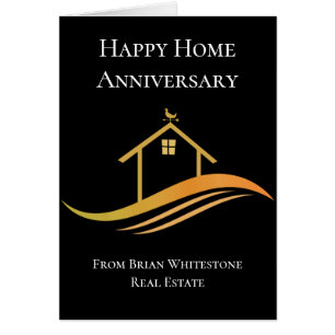 Cartão Página inicial Chic do Marketing da Empresa Imobi