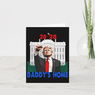 Cartão Página inicial do pai 2028 Trump 2028
