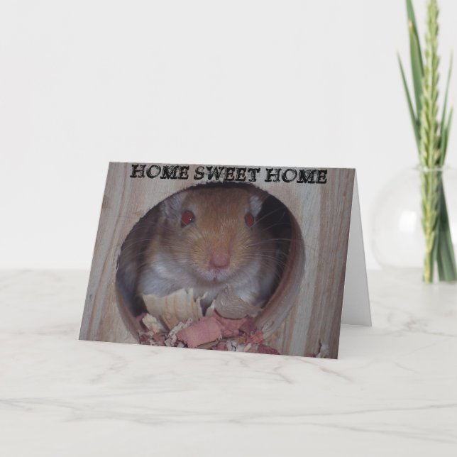 Cartão PÁGINA INICIAL "Missing You" Card (Frente)