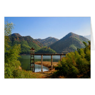 Cartão Pagode do outono