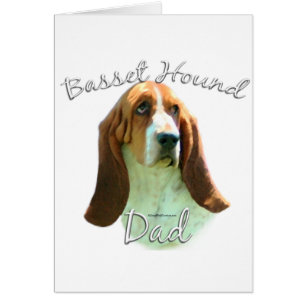 Cartão Pai 2 do Hound Basset