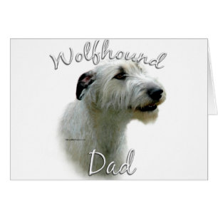 Cartão Pai 2 do Wolfhound irlandês