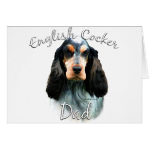 Cartão Pai 2 Inglês Cocker Spaniel
