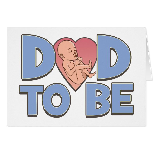 Cartão Pai a ser de maternidade (Frente Horizontal)