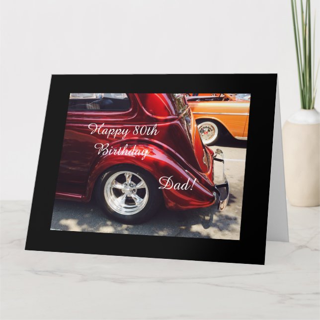 Cartão Pai aniversário (Frente)