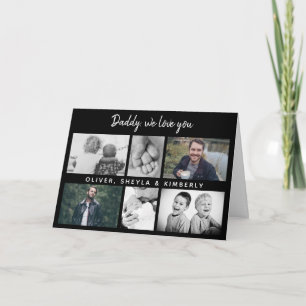 Cartão Pai com Crianças e Família Papai 6 Foto