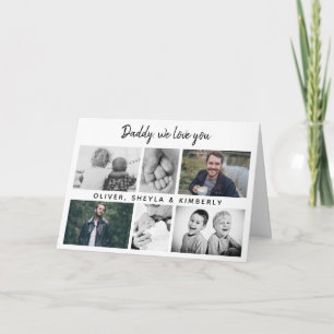 Cartão Pai com Crianças e Família Papai 6 Foto
