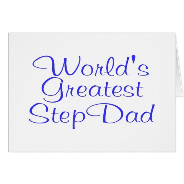 Cartão Pai da etapa dos mundos o grande (Frente Horizontal)