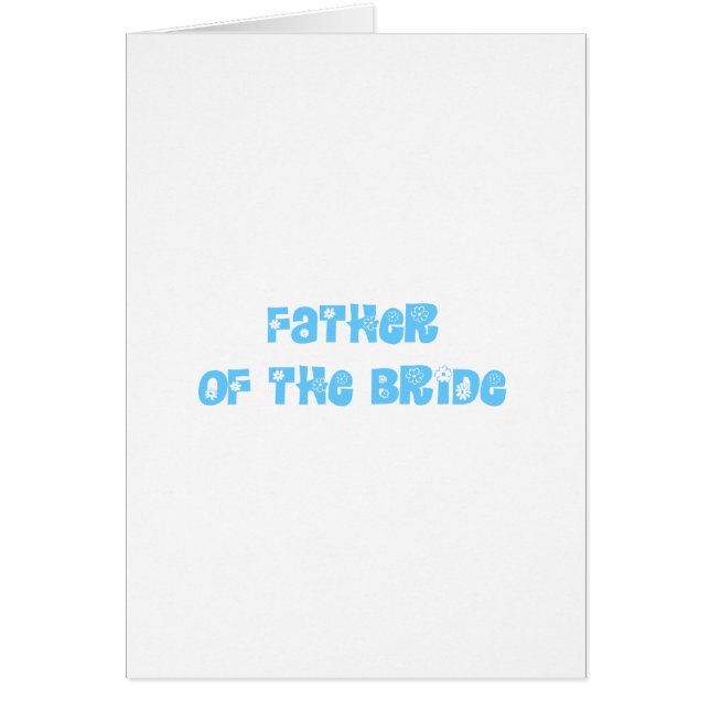 Cartão Pai da Noiva (Frente)