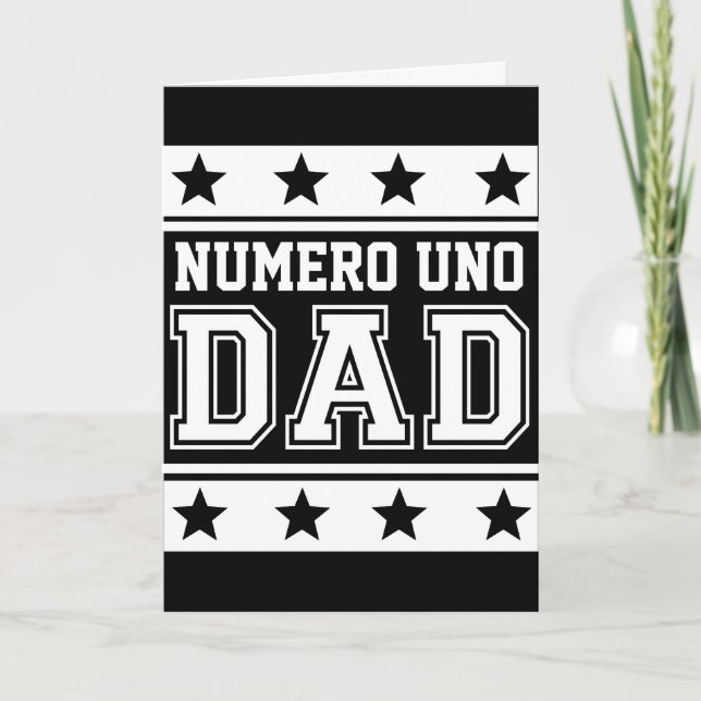 Cartão Pai da ONU de Numero (Frente)