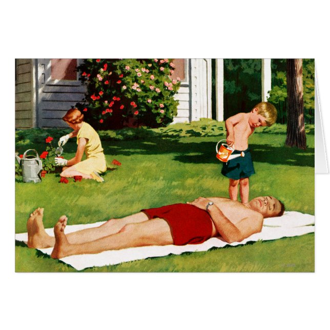 Cartão Pai de Água (Frente Horizontal)