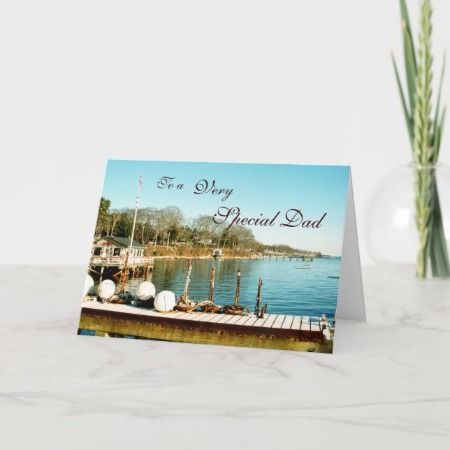 Cartão Pai de aniversário especial (Frente)