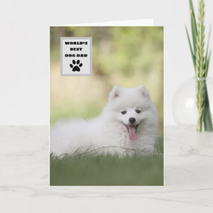 Cartão Pai de Cachorro Mais Bem do Mundo Personalizado co