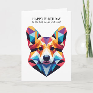 Cartão Pai de Cachorro Personalizado Ontem Moderno