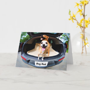 Cartão Pai de Dia de os pais de Cães Engraçados