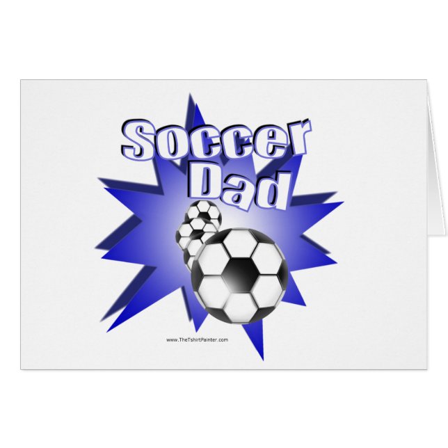Cartão Pai de futebol (Frente Horizontal)