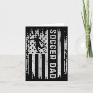 Cartão Pai de Futebol Bandeira Americana EUA No Ck Pai de