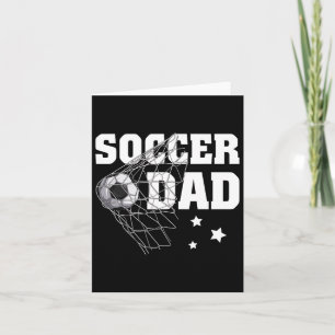 Cartão Pai de Futebol Engraçado Pai Amante do Esporte Fã