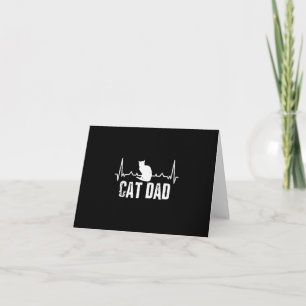 Cartão Pai de gato para dia de os pais Produto de Retro