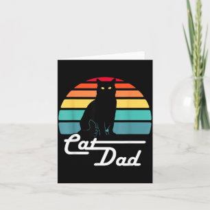 Cartão Pai de Gato - Presente de Estilo Vintage para Aman