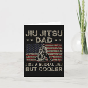 Cartão Pai de Jiu Jitsu Como Um Pai Normal Mas Pai Mais L