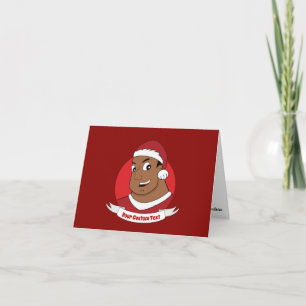 Cartão Pai de Natal/ desenho de jovem
