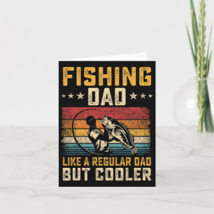 Cartão Pai de pesca como Pai regular, mas melhor D do pai