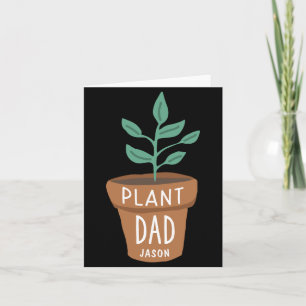 Cartão Pai de Plantas de Jardim
