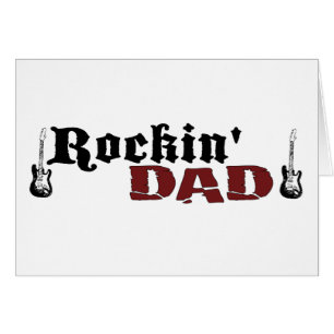 Cartão Pai de Rockin