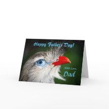 Pai / Dia de os pais Feliz - Pássaro Pintado