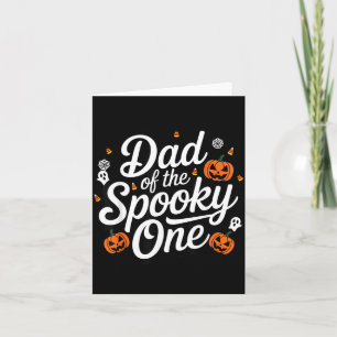 Cartão Pai do Assustador Primeiro Halloween Divertido