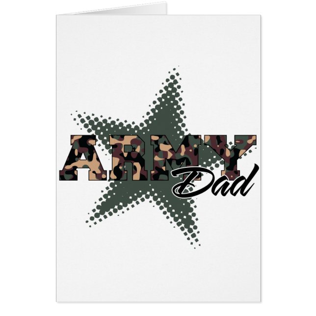 Cartão Pai do exército (Frente)