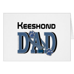 Cartão PAI do Keeshond