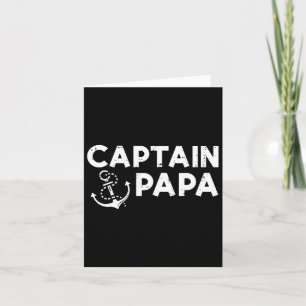 Cartão Pai do Pai Dia de os pais da Família Capitão Papa 