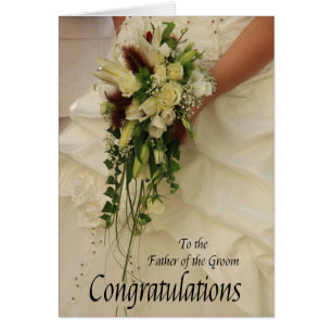 Cartão pai dos parabéns do noivo
