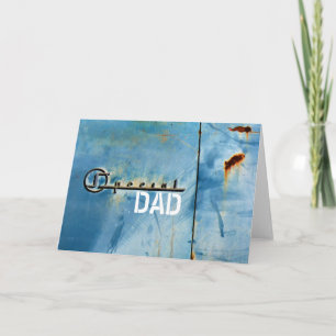 Cartão pai "Especial" - Carro Americano Rusty - Personali