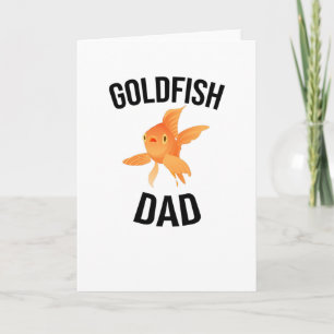 Cartão Pai Goldfish   Peixes-do-ouro Aquarist Goldfishes