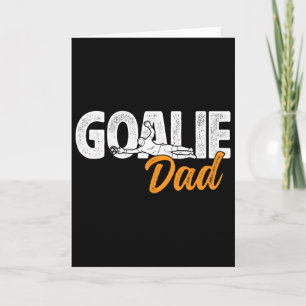 Cartão Pai Goleiro de Futebol de um Pai Goleiro de Futebo