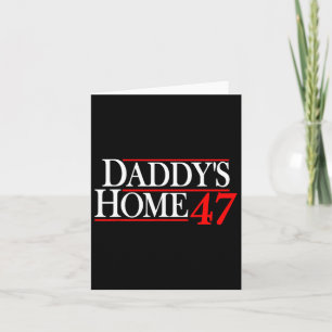 Cartão Pai Home Donald Trump