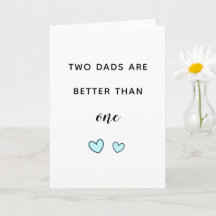 Pai LGBT dia de os pais Dois pais bonitos modernos