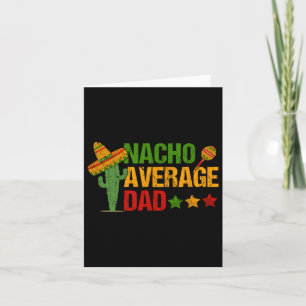 Cartão Pai Médio De Nacho Retroativo Para Cinco De Mayo