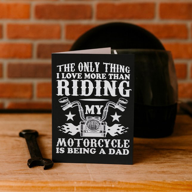 Cartão Pai Motociclista (Criador carregado)