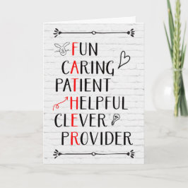 Cartão Pai Natal Acrótico