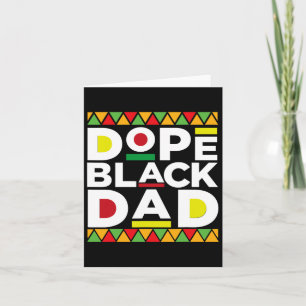 Cartão Pai Negro Afro-Americano Dia de os pais J