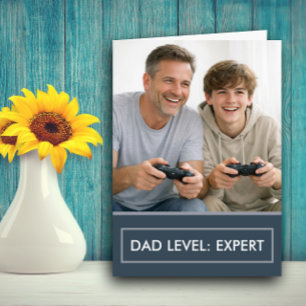 Cartão Pai Nível Especialista Gamer Dia dos Pais Personal