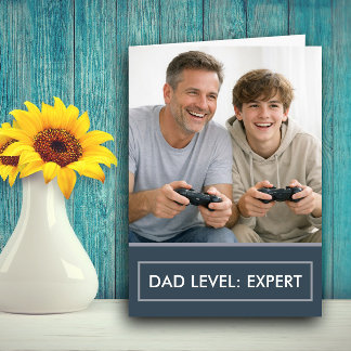 Cartão Pai Nível Especialista Gamer Dia dos Pais Personal