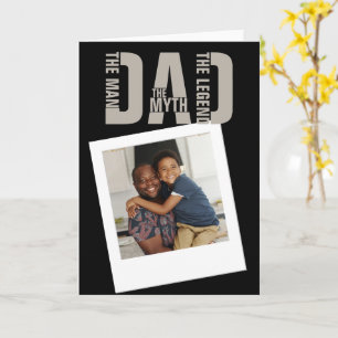 Cartão Pai O Homem O Mito A Lenda